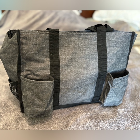 Thirty-One Gray Tote Bag - Picture 2 of 5